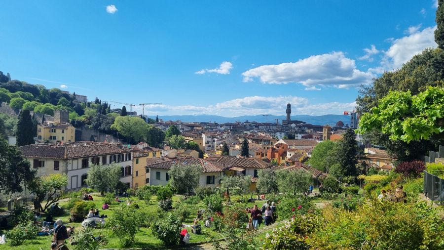 נוף פירנצה מגן הורדים